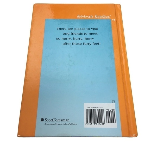 Vintage 90s Childrens Book Hurry Furry Feet Celebrate Reading Classroom Dr Seuss - Picture 2 of 14